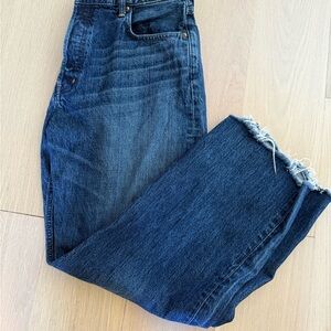 Moussy Women's Boyfriend Jeans in Dark Blue